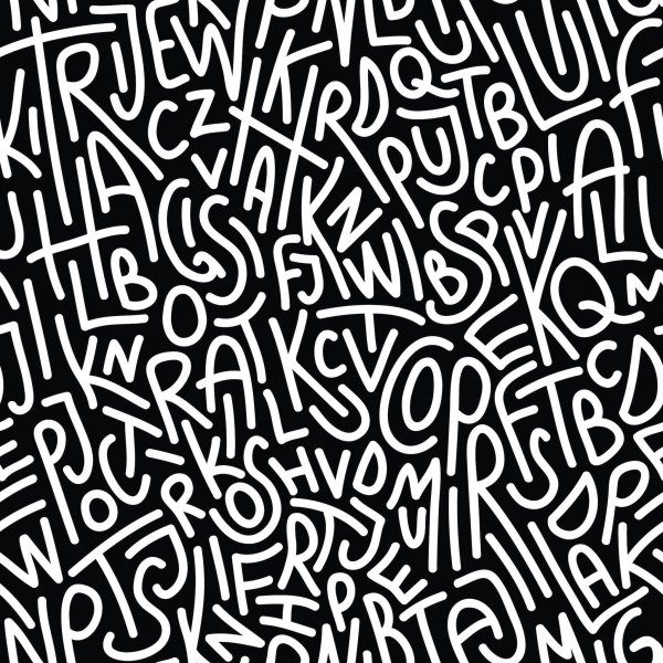 Паттерн черно белый