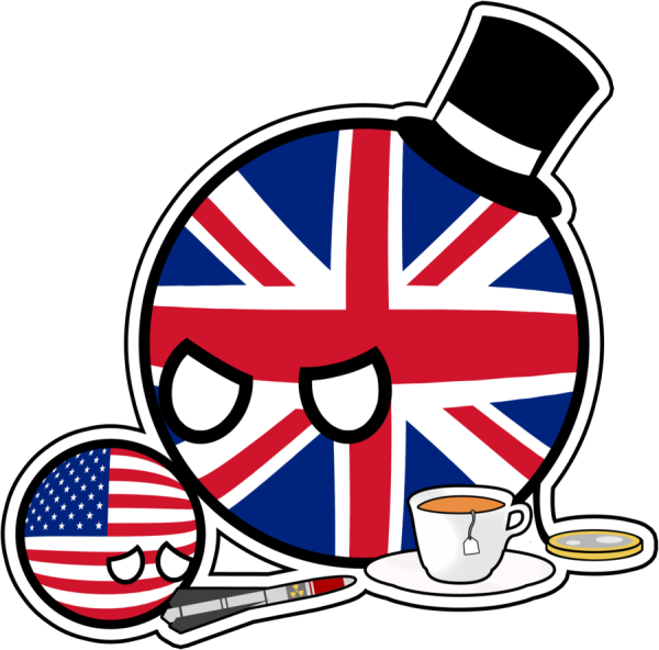 США И Британия Countryballs