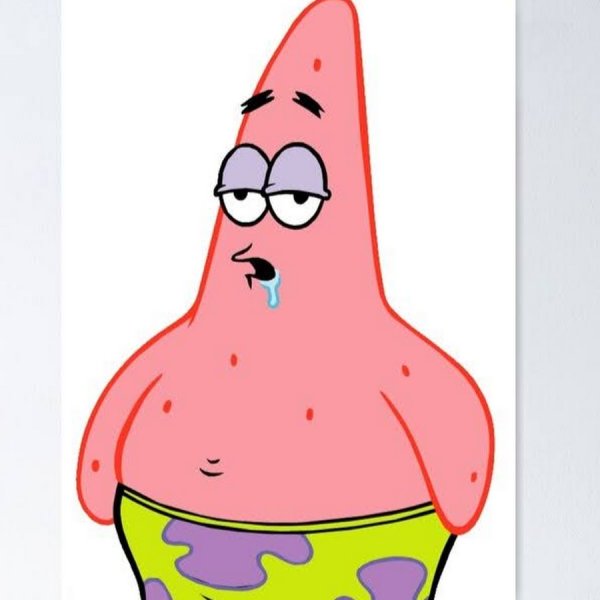 Патрик для срисовки