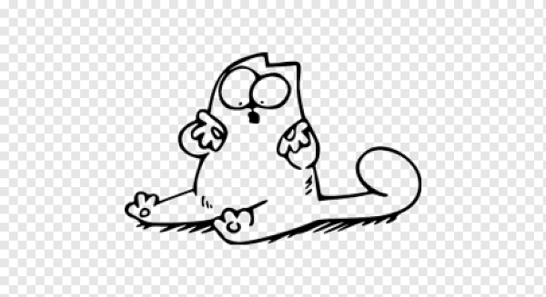 Удивлённый кот Саймон