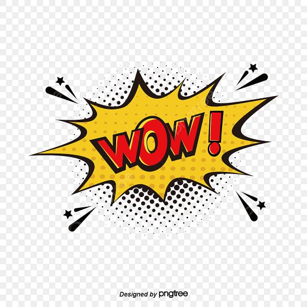 Надпись вау