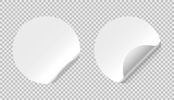 Стикер наклейка пустой