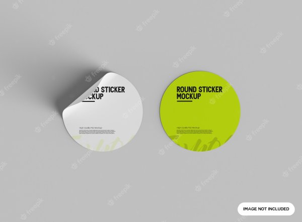 Стикеры мокап