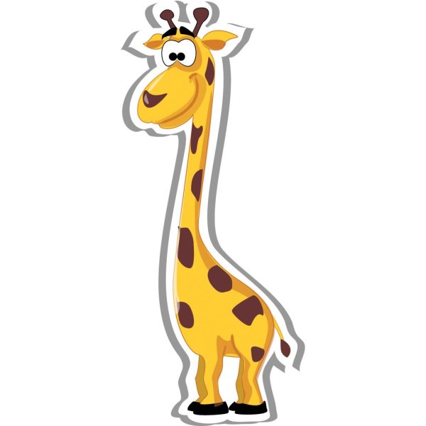 Жираф картинка для детей