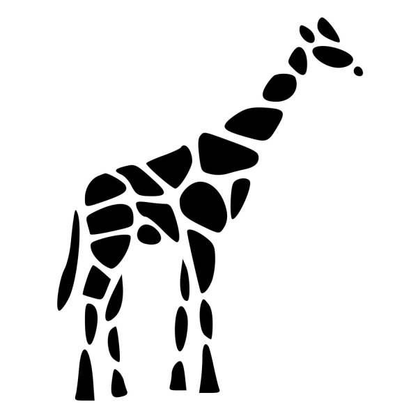 Жираф мультяшный