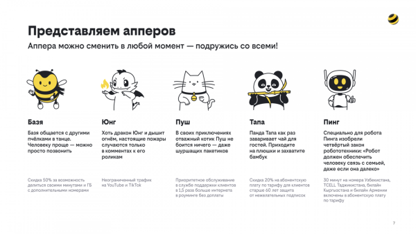 Апперы Билайн