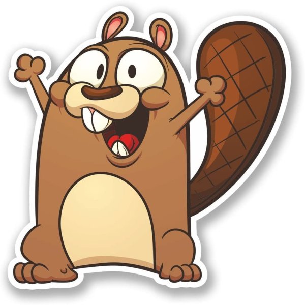 Бобрик мультяшный