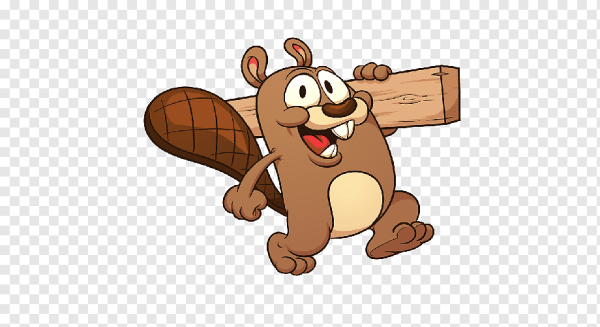 Бобр из мультика