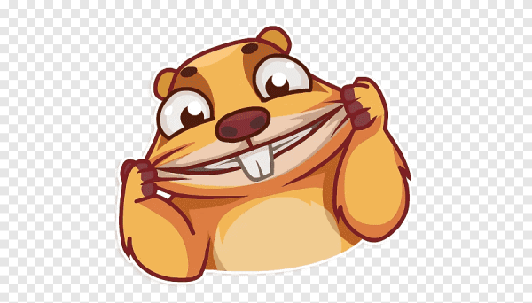 Стикер бобра