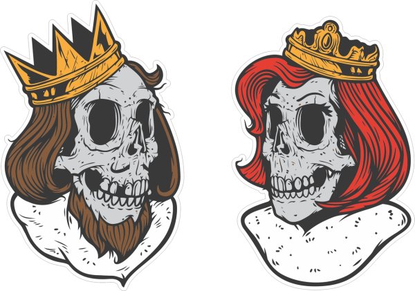 Наклейка (стикер) Queen