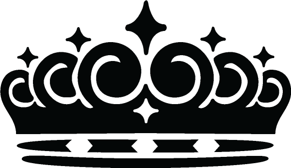 Корона наклейка на машину