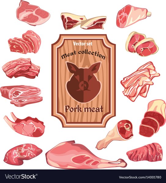 Наклейки мясо