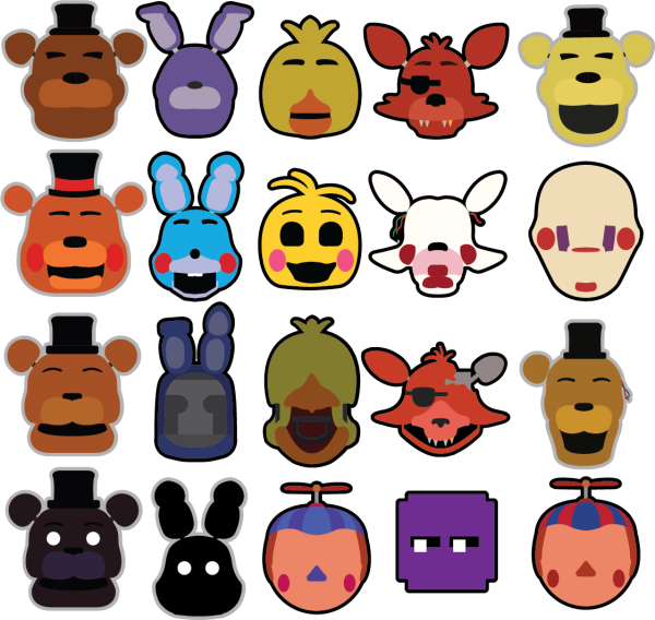 Значки АНИМАТРОНИКОВ