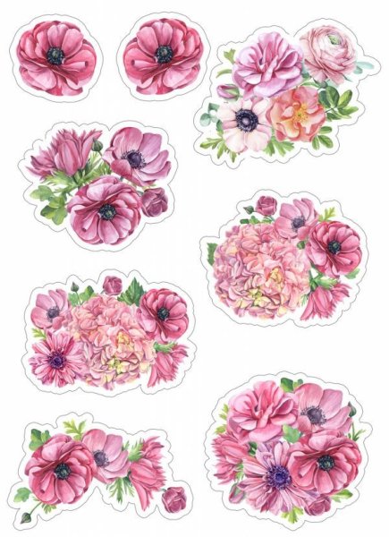 Цветы для скрапбукинга