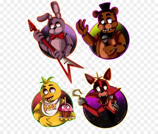 Наклейки с АНИМАТРОНИКАМИ