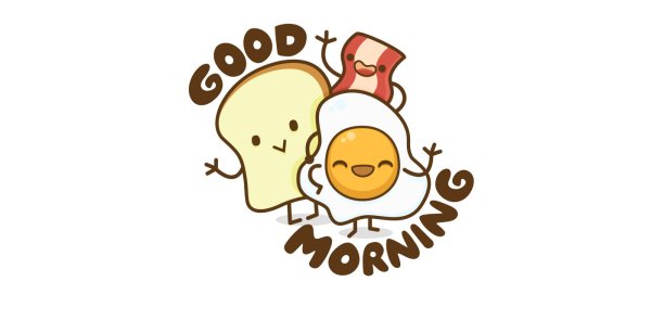 Morning надпись