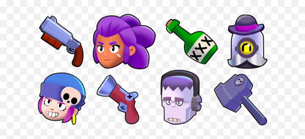 Значки Эдгара из Brawl Stars