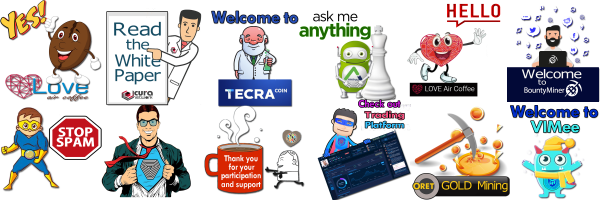 Стикеры криптовалюта