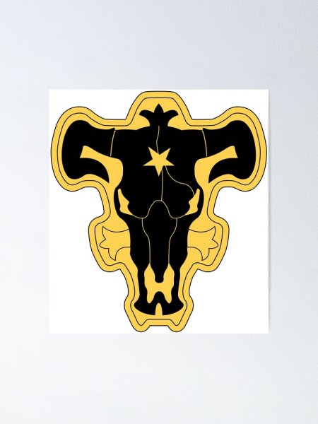 Черный Клевер логотип аниме