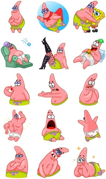 Спанч Боб и Патрик сидят