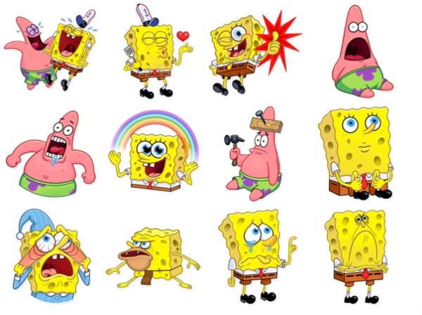 Наклейки из мультиков