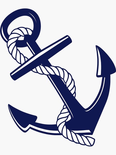 Якорь на корабле мультики