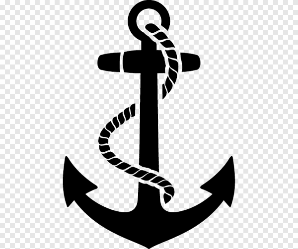 Якорь силуэт