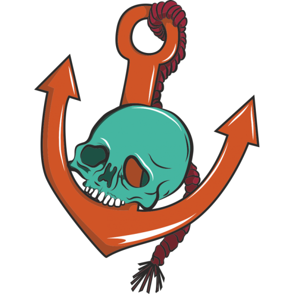 Якорь в круге