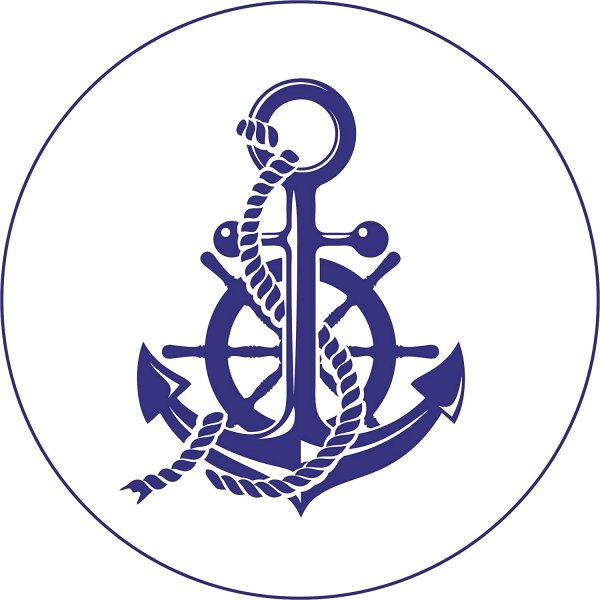 Якорь для бескозырки детям