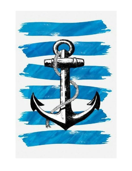 Наклейка якорь