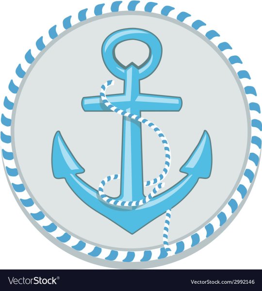 Морская тематика якорь