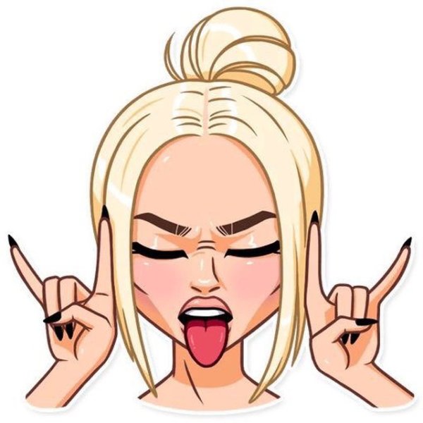 Ванилопа фон кекс Стикеры