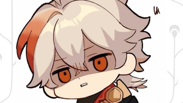 Стикеры с Кадзухой Геншин