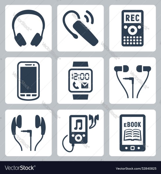 Аксессуары для телефона вектор