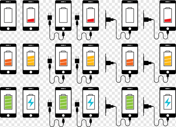 Значок зарядки телефона