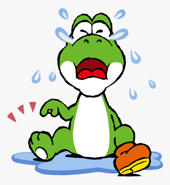 Yoshi crying