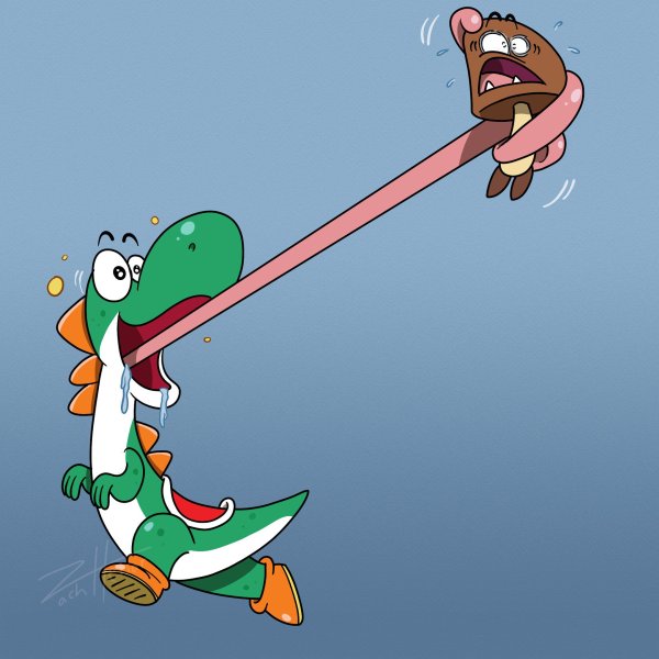 Йоши стикер ауф