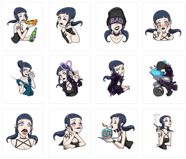 Набор стикеров для телеграмма