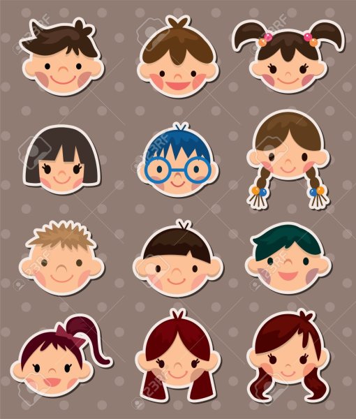Наклейки на лицо детские