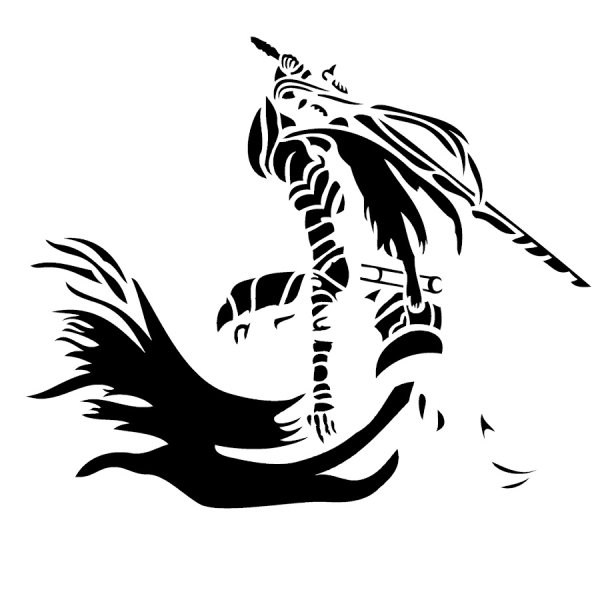 Трафарет Dark Souls