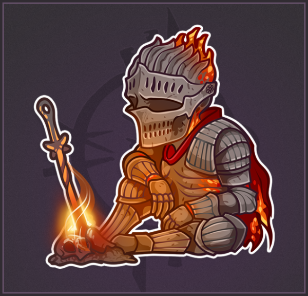 Dark Souls наклейки