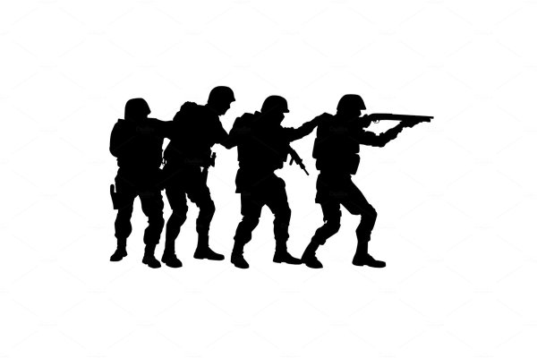 Спецназовец вектор