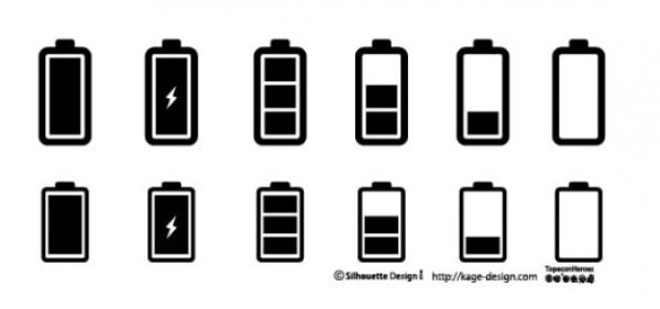 Батарея телефона вектор