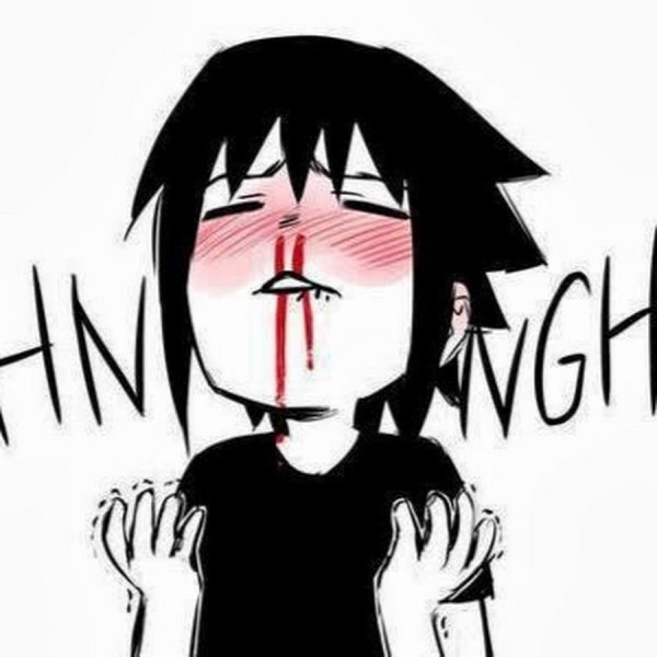 Аниме кровь из носа девушка