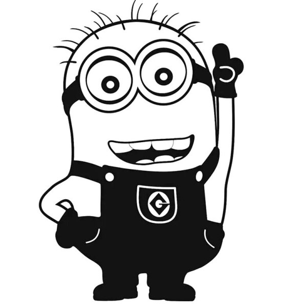 Кот Саймона. Раскраска