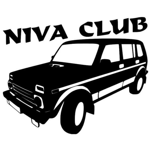 Наклейки на авто Нива