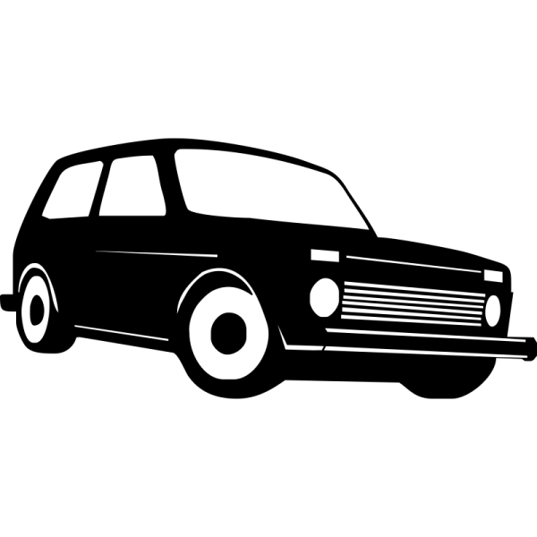 Нива 4*4 в векторе