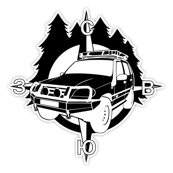 Эмблема off Road Шевроле Нива