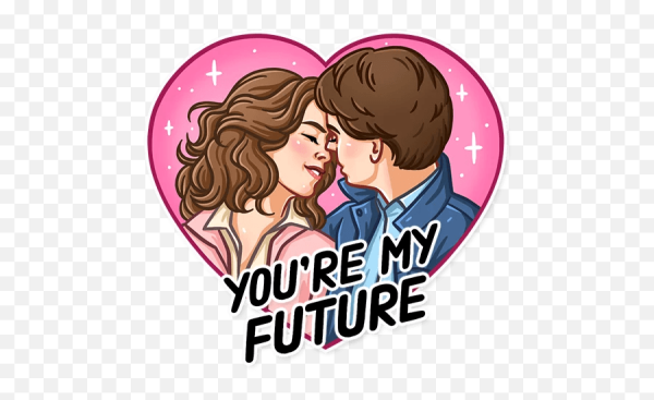 Стикеры назад в будущее для Telegram