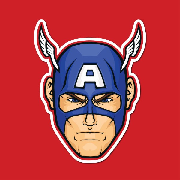 Стикер Супергерой